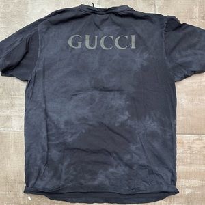 Gucci AC/DC distressed T-shirt.